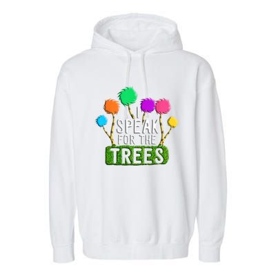 Earth Day Every Day Trees Make The Earth Green Again Funny Gift Garment-Dyed Fleece Hoodie