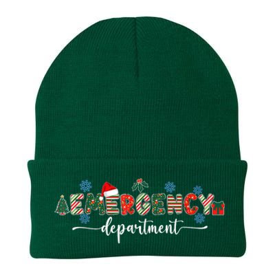 Emergency Department Er Nurse Christmas Emergency Room Knit Cap Winter Beanie