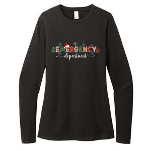 Emergency Department Er Nurse Christmas Emergency Room Womens CVC Long Sleeve Shirt