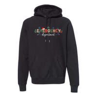 Emergency Department Er Nurse Christmas Emergency Room Premium Hoodie