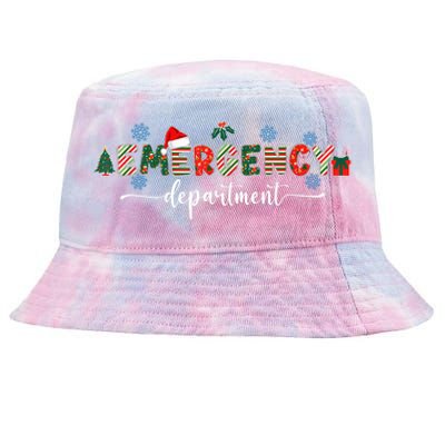 Emergency Department Er Nurse Christmas Emergency Room Tie-Dyed Bucket Hat