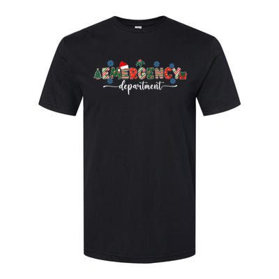 Emergency Department Er Nurse Christmas Emergency Room Softstyle CVC T-Shirt