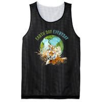 Earth Day Everyday Mama Tiger Watercolor Planet And Animals Mesh Reversible Basketball Jersey Tank