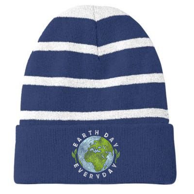 Earth Day Everyday Earth Day Striped Beanie with Solid Band