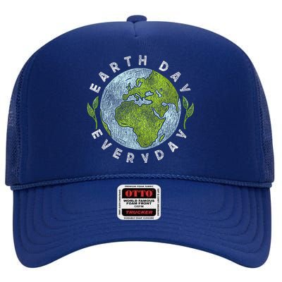 Earth Day Everyday Earth Day High Crown Mesh Back Trucker Hat