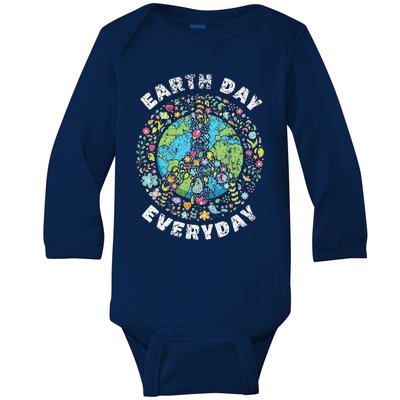 Earth Day Everyday Earth Day Baby Long Sleeve Bodysuit