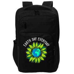 Earth Day Everyday Flower Globe Impact Tech Backpack