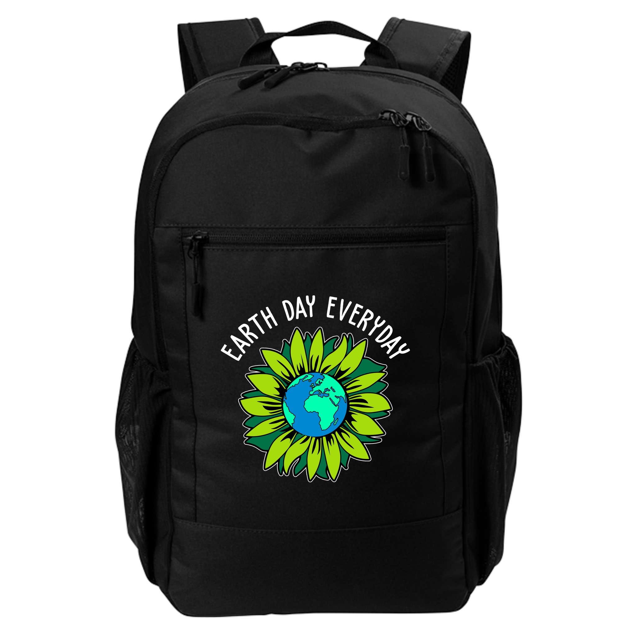Earth Day Everyday Flower Globe Backpack