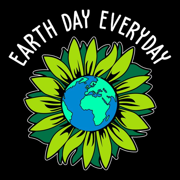 Earth Day Everyday Flower Globe Backpack
