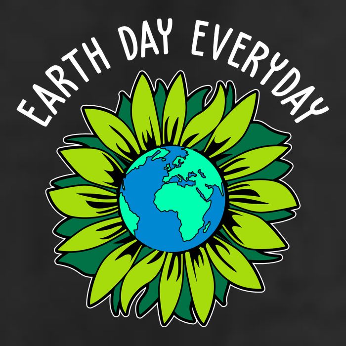 Earth Day Everyday Flower Globe Adult Drive Performance Visor