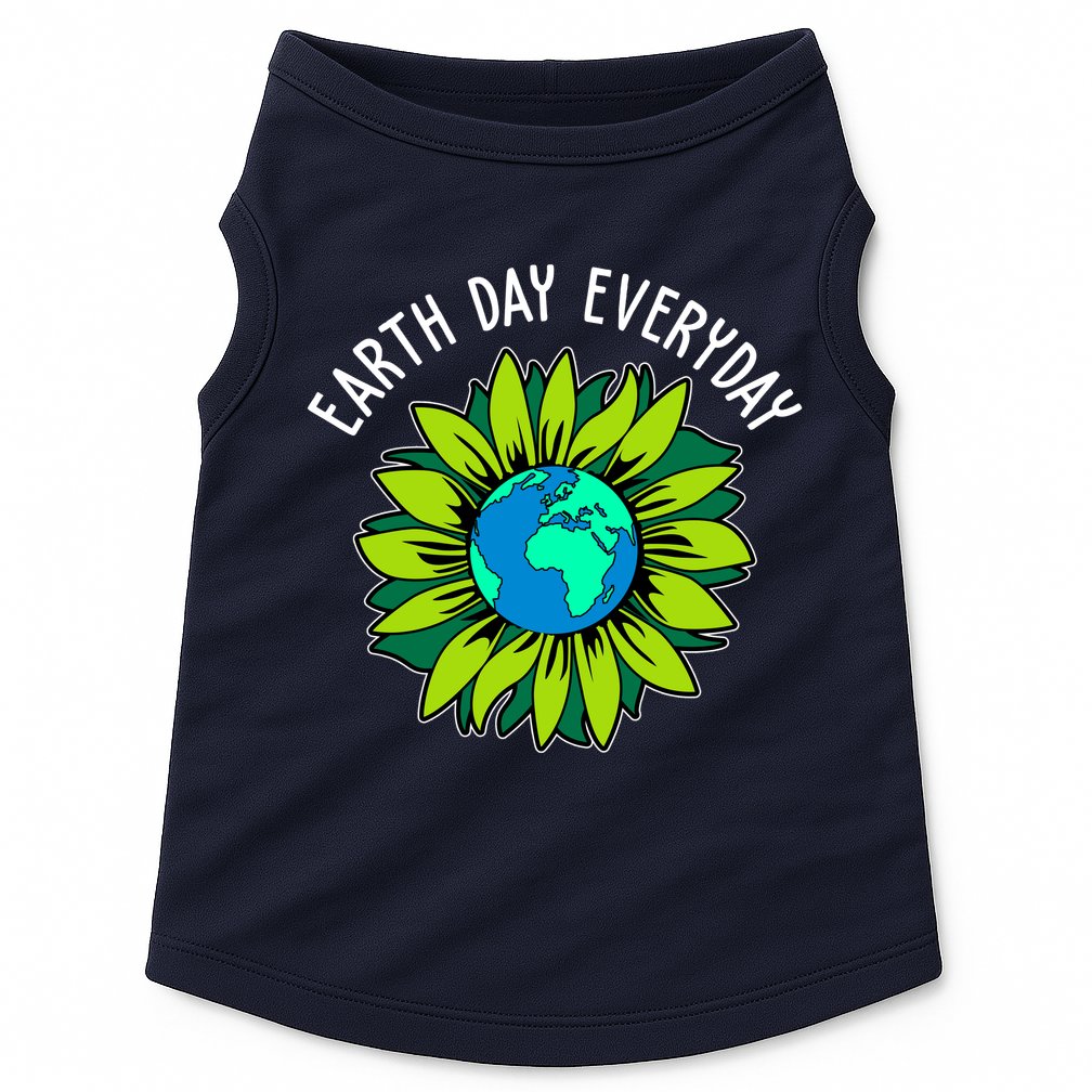 Earth Day Everyday Flower Globe Doggie Tank
