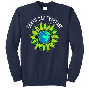 Earth Day Everyday Flower Globe Sweatshirt