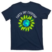 Earth Day Everyday Flower Globe T-Shirt