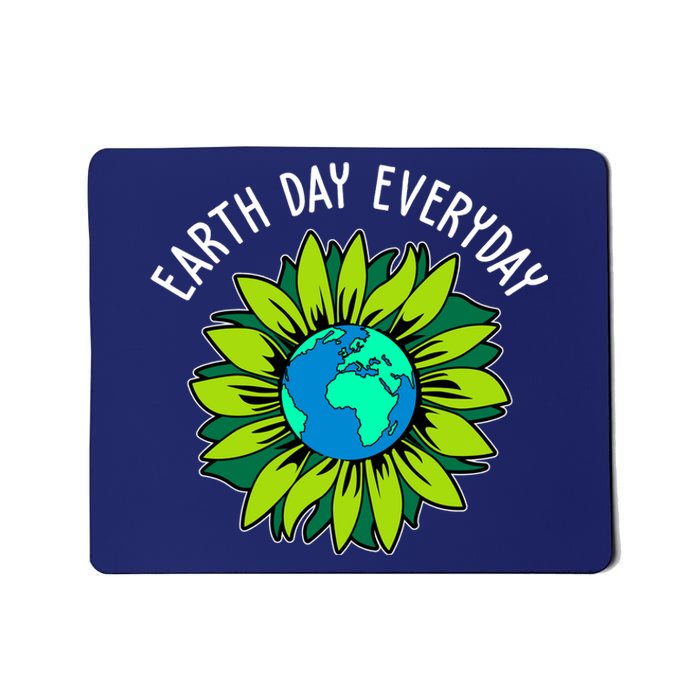 Earth Day Everyday Flower Globe Mousepad