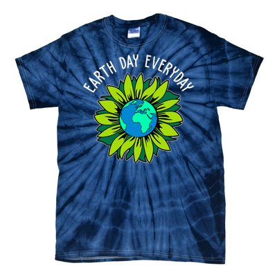 Earth Day Everyday Flower Globe Tie-Dye T-Shirt