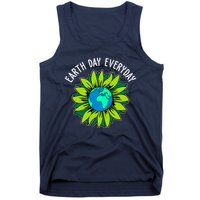 Earth Day Everyday Flower Globe Tank Top