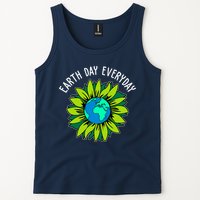 Earth Day Everyday Flower Globe Tank Top