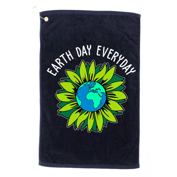 Earth Day Everyday Flower Globe Platinum Collection Golf Towel