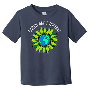 Earth Day Everyday Flower Globe Toddler T-Shirt