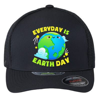 Earth Day Earth Day Every Day Costume Flexfit Unipanel Trucker Cap