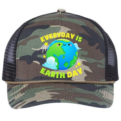 Earth Day Earth Day Every Day Costume Retro Rope Trucker Hat Cap