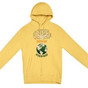 Earth Day Everyday Planet Anniversary Nature Tree Earth Day Premium Pullover Hoodie