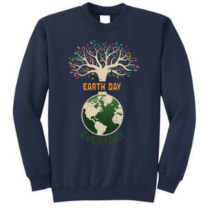 Earth Day Everyday Planet Anniversary Nature Tree Earth Day Sweatshirt