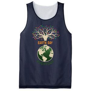 Earth Day Everyday Planet Anniversary Nature Tree Earth Day Mesh Reversible Basketball Jersey Tank