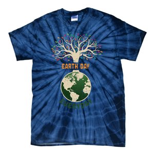 Earth Day Everyday Planet Anniversary Nature Tree Earth Day Tie-Dye T-Shirt