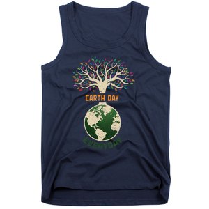 Earth Day Everyday Planet Anniversary Nature Tree Earth Day Tank Top