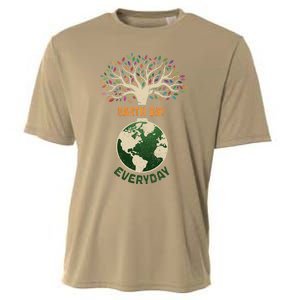 Earth Day Everyday Planet Anniversary Nature Tree Earth Day Cooling Performance Crew T-Shirt