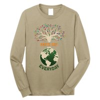 Earth Day Everyday Planet Anniversary Nature Tree Earth Day Long Sleeve Shirt