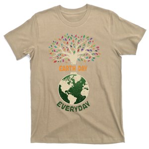 Earth Day Everyday Planet Anniversary Nature Tree Earth Day T-Shirt