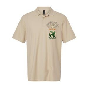 Earth Day Everyday Planet Anniversary Nature Tree Earth Day Softstyle Adult Sport Polo