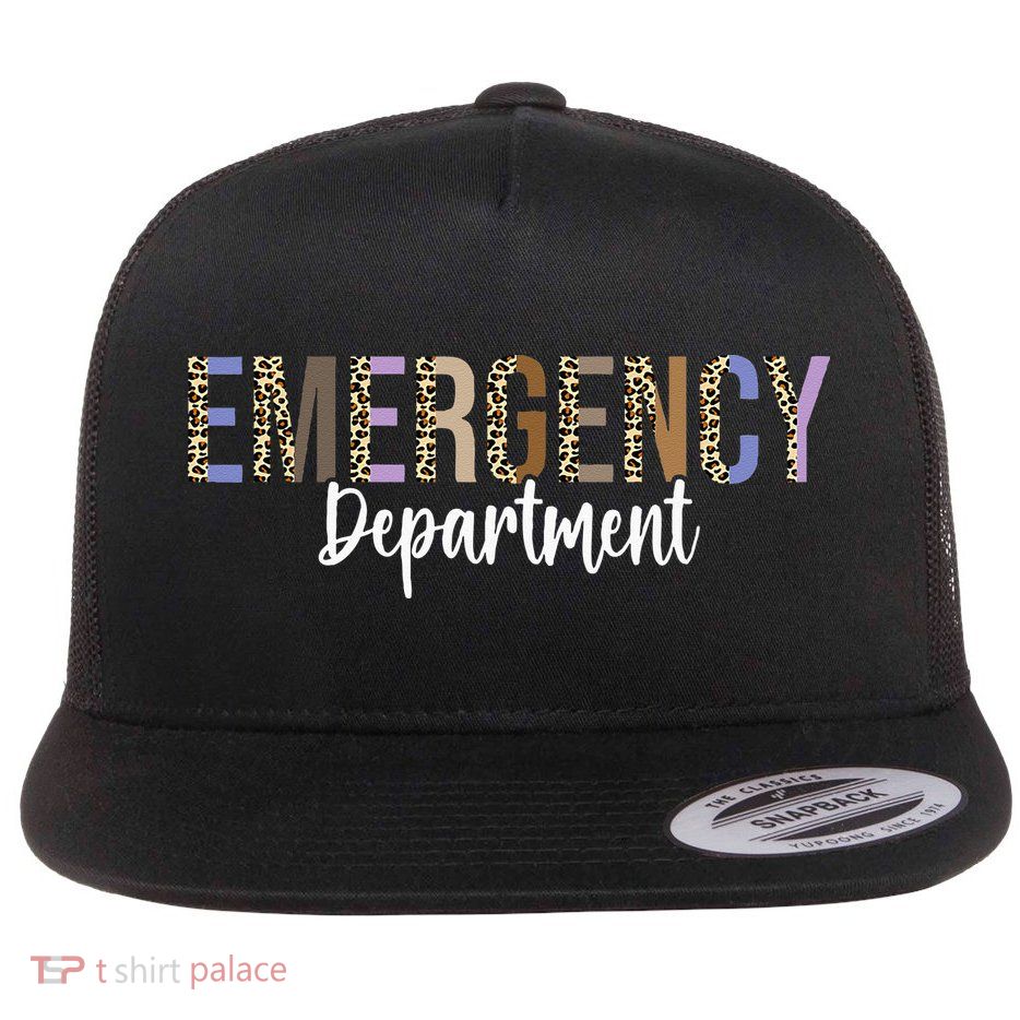 Emergency Department Emergency Room Healthcare Nursing Flatbill Hat