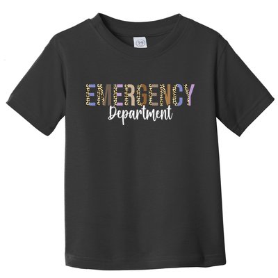 Emergency Department Emergency Room Healthcare Nursing Toddler T-Shirt