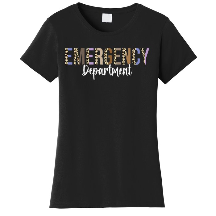 Emergency Department Emergency Room Healthcare Nursing Women's T-Shirt