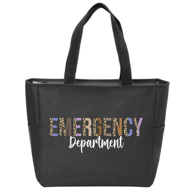 Emergency Department Emergency Room Healthcare Nursing Zip Tote Bag