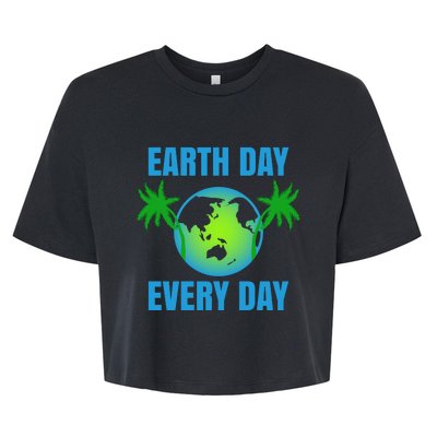 Earth Day Every Day Bella+Canvas Jersey Crop Tee