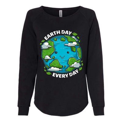 Earth Day Every Day Cute Environmental Eco Present Womens California Wash Sweatshirt