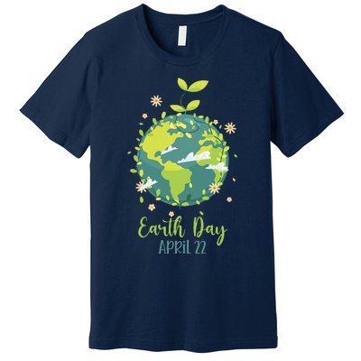 Earth Day Everyday Planet Design Earth Day Premium T-Shirt