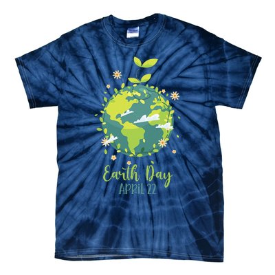 Earth Day Everyday Planet Design Earth Day Tie-Dye T-Shirt