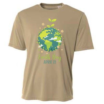 Earth Day Everyday Planet Design Earth Day Cooling Performance Crew T-Shirt