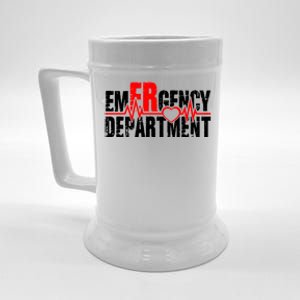 Emergency Departt Ed Heartbeat Valentine’s Day Squad Great Gift Beer Stein