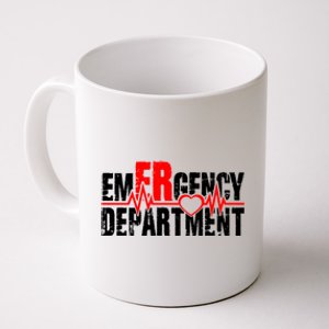 Emergency Departt Ed Heartbeat Valentine’s Day Squad Great Gift Coffee Mug