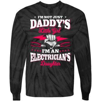 Electrician Dad Electrical Repairman Electronics Technician Tie-Dye Long Sleeve Shirt