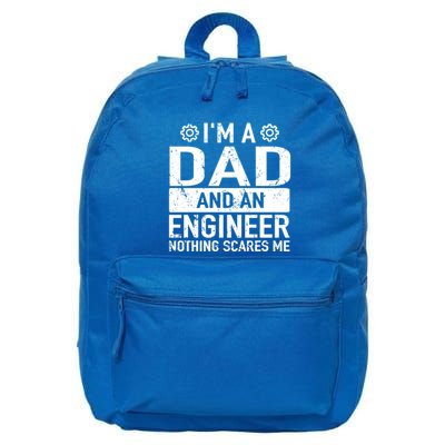 Engineer Daddy Engineering Engineers Engineer Dad Cool Gift 16 in Basic Backpack
