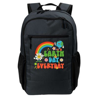 Earth Day Everyday Rainbow Hippie Groovy Save Planet Earth Cute Gift Daily Commute Backpack