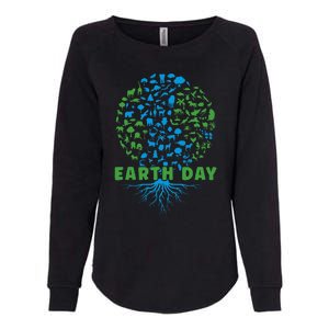 Earth Day Womens California Wash Sweatshirt