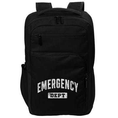 Emergency Department Er Doctor Physician Nurse Impact Tech Backpack